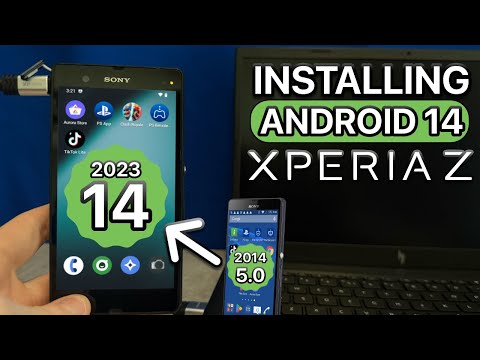 Installing Android 14 on the Xperia Z (Custom ROM)