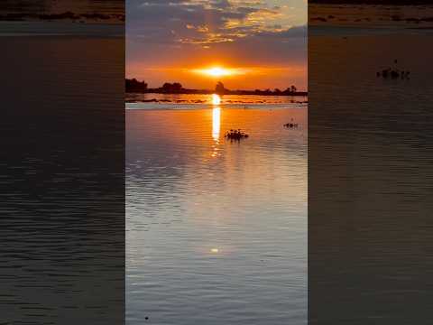 Hermoso atardecer de Pesca en Ibicuy.