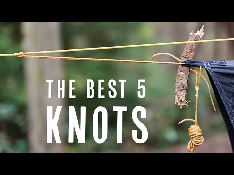 The BEST five knots for UL backpacking (and how to tie them) | Why I don't use a taut-line hitch