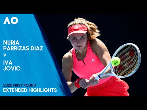 Nuria Parrizas Diaz v Iva Jovic Extended Highlights | Australian Open 2025 First Round