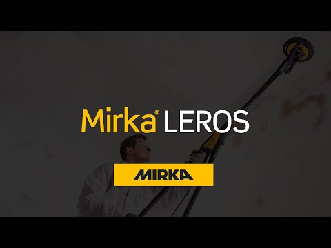Mirka LEROS   The lightest and most advanced wall and ceiling sander mp4