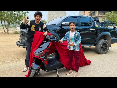 SURPRISED MY Little Brother with his DREAM SCOOTER!