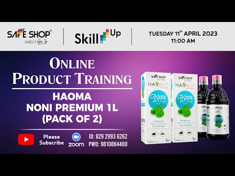 Haoma Noni Premium 1l (Pack of 2) || SAFE SHOP INDIA | 11-04-2023