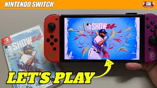 MLB The Show 24 on the Nintendo Switch OLED