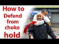 How To Get Out Of A Choke Hold Street Fighting