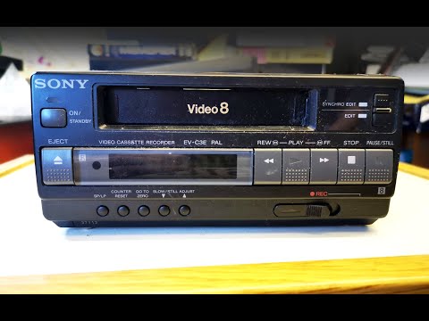 Sony Video 8 recorder EV-C3E PAL (ebay 31 May 2020)