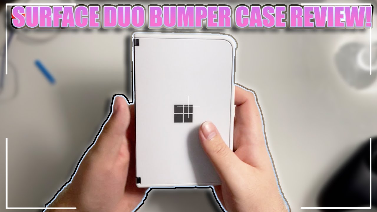 MICROSOFT SURFACE DUO BUMPER CASE UNBOXING AND REVIEW! HOW DOES IT HOLD UP!?