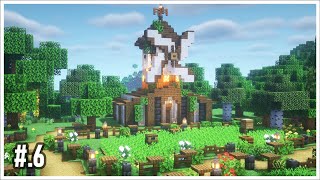 【マイクラ実況】風車とハニカム自動回収装置を作りました。#6【マインクラフト】