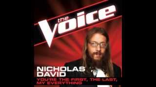 Nicholas David: "You're The First, The Last, My Everything" - The Voice (Studio Version)
