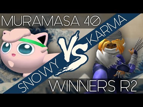 Muramasa 40 - LFG | Snowy (Jigglypuff) vs Karma (Sheik) - WR2