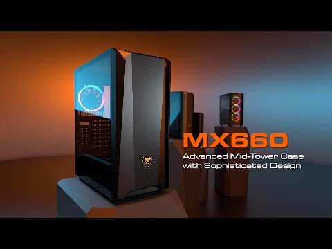 Корпус Cougar MX660 Mesh RGB Black без БП