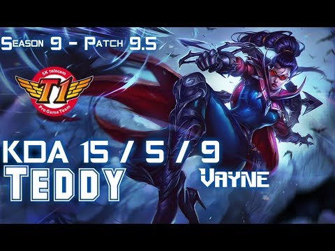 SKT Teddy VAYNE vs KAI'SA ADC - Patch 9.5 KR Ranked