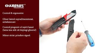 Cutter de securitate autoretractabil Kronus 7556S