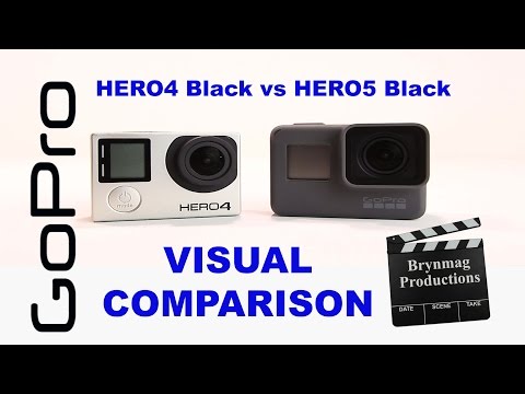 GoPro HERO4 Black vs GoPro HERO5 Black - Visual Comparison