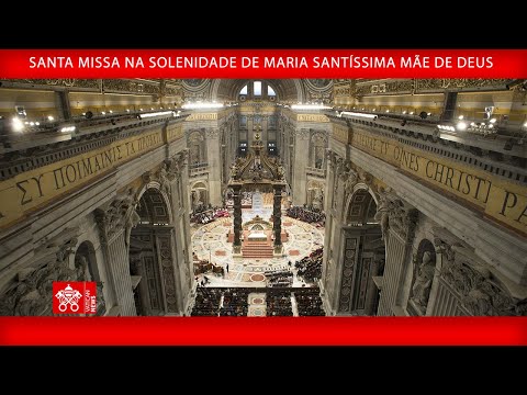 Santa Missa na Solenidade de Maria Santíssima, Mãe de Deus, 01 de janeiro de 2026 - Papa Leão XIV