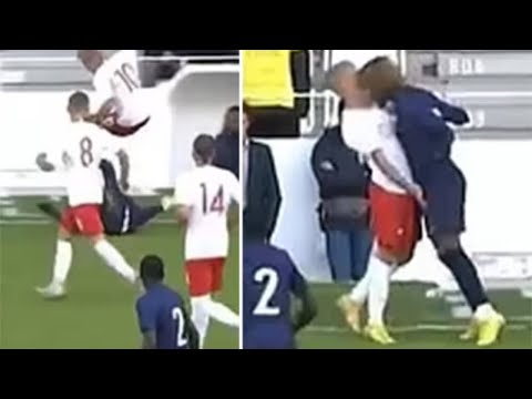Four red cards in 20 minutes | France vs Poland U18 | 25-09-2022
