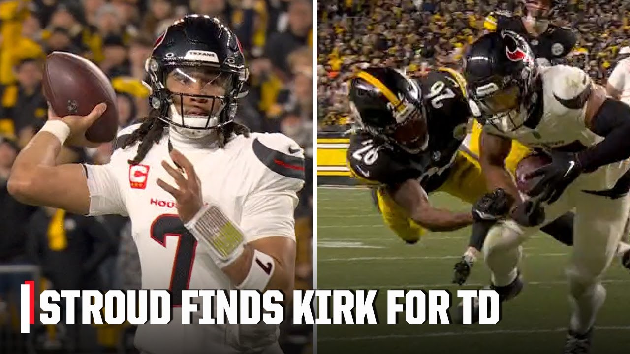 C.J. Stroud to Christian Kirk TD pass caps off 14-play Texans drive vs. Steelers | NFL on ESPN