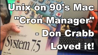 Unix on a 90's Mac: Cron Manager, a Utility I Wrote to Understand Mac OS Kernel Better #MARCHintosh