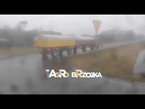 Ursus C385 Transport pszenicy. Masa całkowita 25 ton 150 kg.