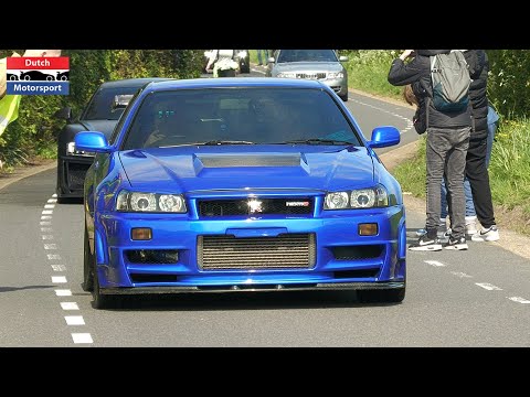 820HP 2.7L Nissan Skyline R34 GTR - Loud Accelerations!