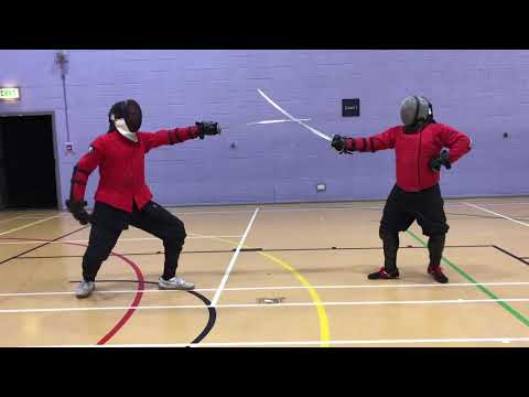 Prototype Sabre vs 3 different height opponents
