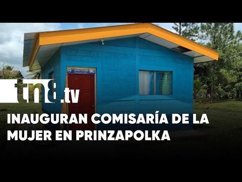 Entregan la Comisaría de la Mujer nro. 150 en Prinzapolka, Caribe Norte - Nicaragua