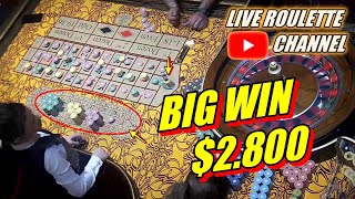 🔴LIVE ROULETTE |🔥 BIG WIN 💲2.800 In Las Vegas Casino 🎰 Hot Bets Today Exclusive ✅ 2023-04-25 Video Video