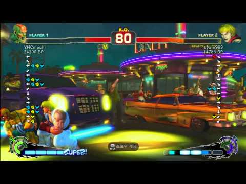 SSF4 Rank Match  YHCmochi (DH)  vs  syain989 (KE)