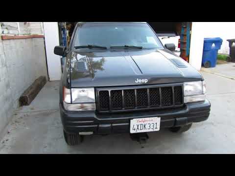 1998 5.9 Jeep Grand Cherokee ZJ Rough Country 4" X Series Lift Kit Rear Suspension Installation Done