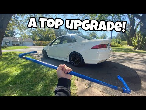 ACURA TSX Progress Rear Sway Bar Install! (A TOP UPGRADE!)