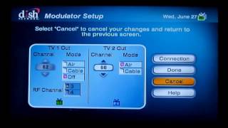 How to fix a fuzzy, blue, or black TV #2 Dish Network