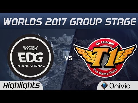 EDG vs SKT Highlights World Championship 2017 Group Stage Edward Gaming vs SK Telecom T1 by Onivia