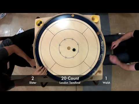 Crokinole - 2018 London Semifinal - Walsh v Slater