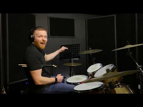 One Minute Drum Lesson - How To Play A Basic Jazz Drum Beat