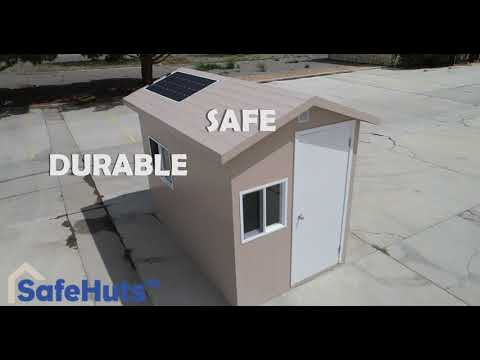 SafeHuts™ Temporary Fiberglass Shelter for our Homeless Population