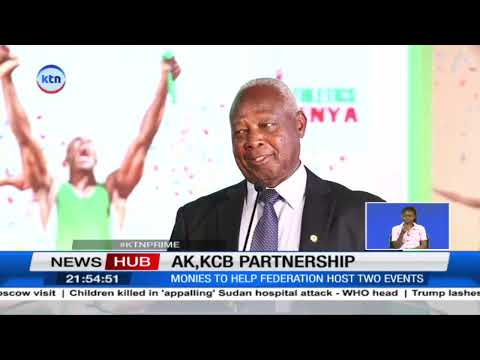 KCB and Athletics Kenya have penned an Ksh. 8M deal to support key events in the federation calender