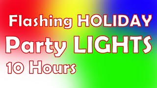 Flashing Holiday LED Party Disco Lights for Christmas Party Lighting &amp; Jingle Bells 10-Hours HD 4K