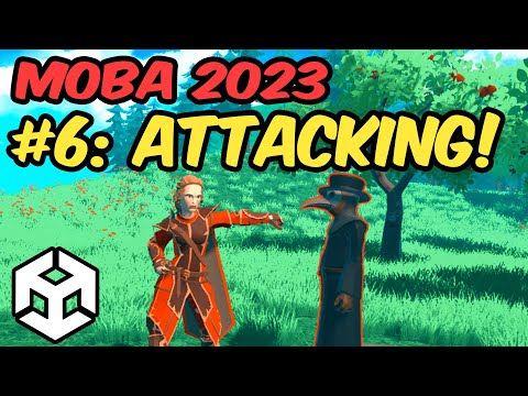 Making A MOBA Character in 2023 - #6: AUTO ATTACK (Unity 2023 Tutorial)