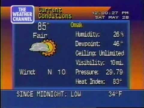 TWC WeatherSTAR 4000- Omak, WA- May 28, 2005- 11:58AM PDT