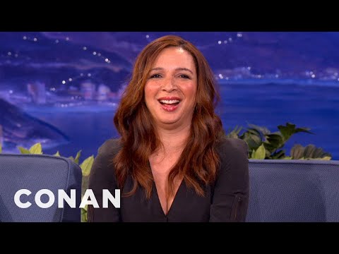 Maya Rudolph Gets Too Relaxed When She's Nervous | CONAN on TBS