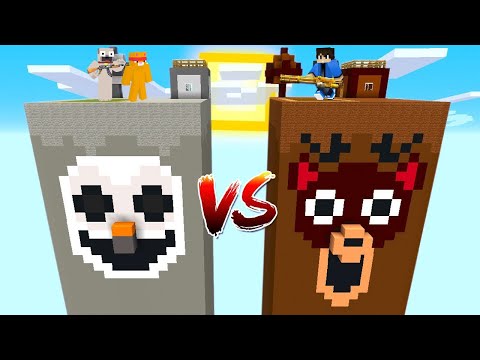 BAGOLY SZIGET VS 99 ÉJSZAKA SZIGET A MINECRAFTBAN!