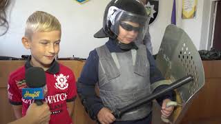 Учні 4-А класу на екскурсії в поліції