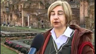 Abren la Casa y el Templo de las Vírgenes Vestales del Foro Romano