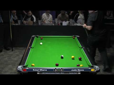 2021 National Men's Singles Quarter Final - Robert Wharne v Justin Wynne