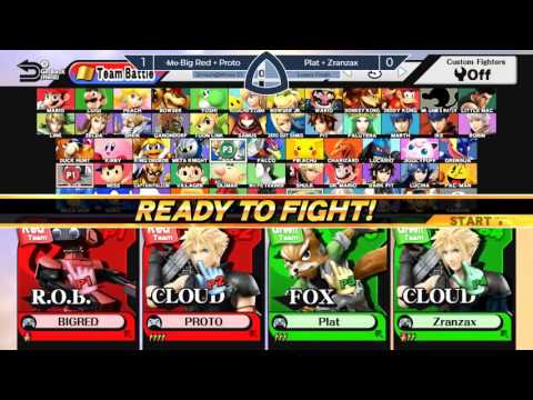 Sm4sh@Mines 51 - Big Red + Proto Vs. Plat + Zranzax - Doubles Losers Finals