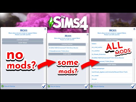 SOME Sims 4 Mods NOT SHOWING UP in GAME How to FIX Sims 4 Mods Not Working in 2021