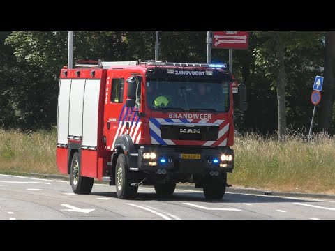TST Brandweer Heemstede en Zandvoort met spoed naar een Grote Natuurbrand in Sint Maartensvlotbrug