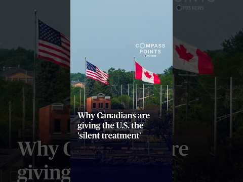 Why Canadians are giving the U.S. the 'silent treatment'