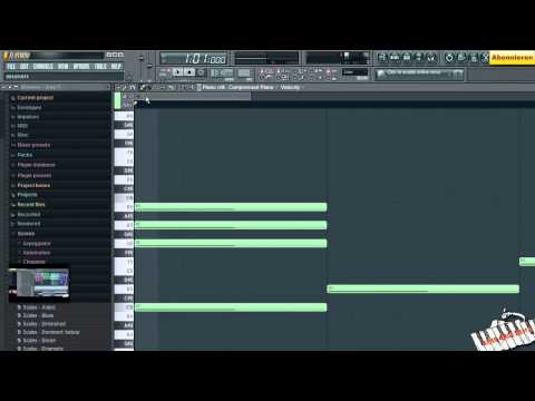 VIDEO 27 _ FL STUDIO VON A - Z (Scales, Scores, Melodien, Major Minor Akkorde) TUTORIAL DEUTSCH