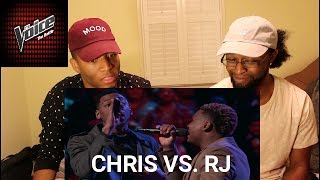 The Voice Battle - Chris Blue vs. RJ Collins: &quot;Adorn&quot; (REACTION)